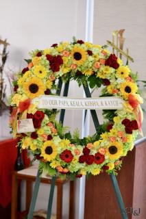 Bright Sympathy Circle Wreath