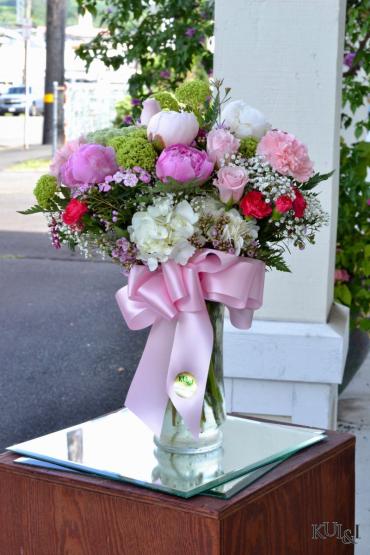 Peony Vase Arrangement