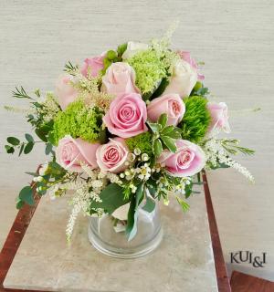 Soft Cream Colored Wedding Bouquet