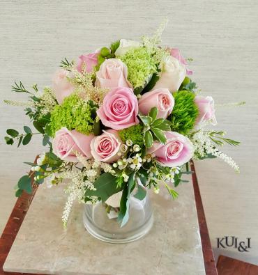 Soft Cream Colored Wedding Bouquet