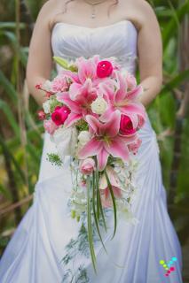 Cascading Lily Bouquet