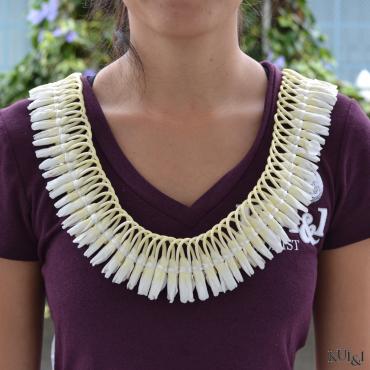 White Micronesian Ginger Lei