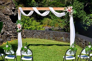 Wooden Wedding Arch