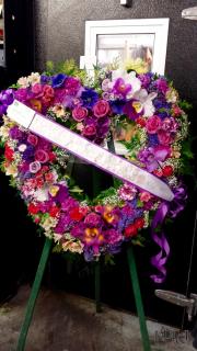 Colorful Heart Wreath