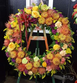 Vibrant Circle Wreath