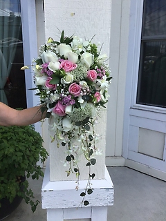 Cascading Wedding Bouquet