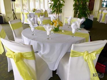 Yellow-Themed Wedding Reception