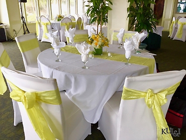 Yellow-Themed Wedding Reception