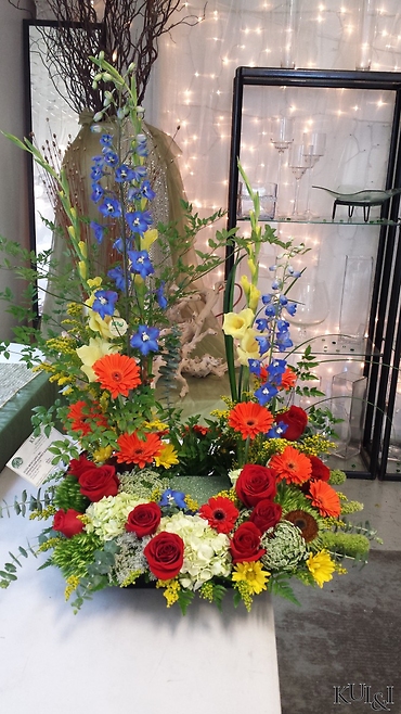 Colorful Urn Riser