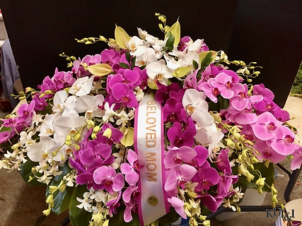 Phalaenopsis Casket Arrangement