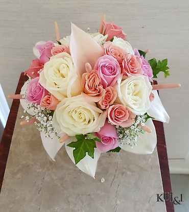 Bright Pastel Wedding Bouquet