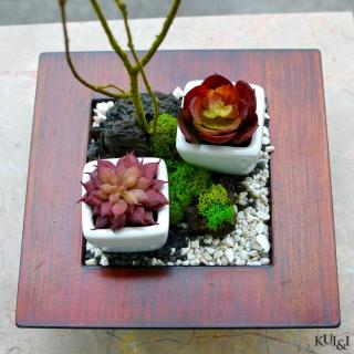 Silk Succulent Garden (1)