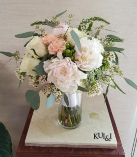 Creme Colored Wedding Bouquet