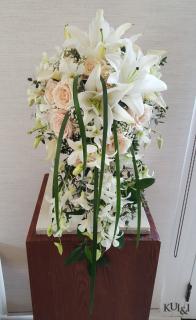 Cascading Soft White Bouquet