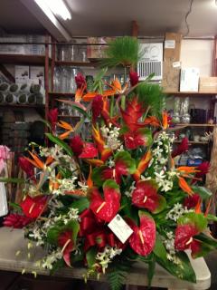 Tropical Funeral Arrangement