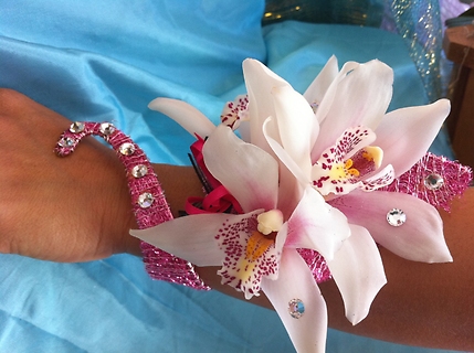 Orchid Wristlet