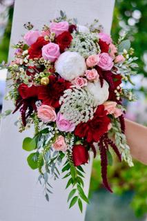 Maroon & Pink Bouquet