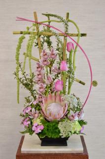 Luxurious Pink Stylized Arrangement