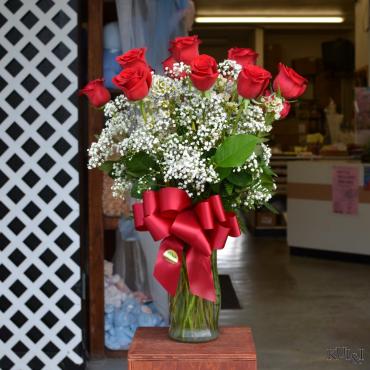 Our Beautiful Dozen Red Roses