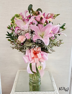 Pink Vase Arrangement