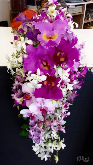 Cascading Orchid Bouquet