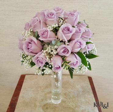 Lavender Rose Wedding Bouquet