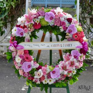 Soft Toned Sympathy Round Wreath