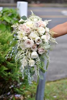 Cascading Gray Bouquet