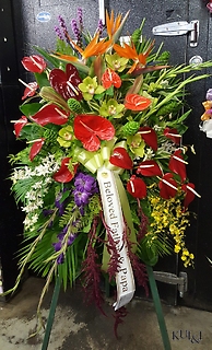 Tropical Stylized Standing Spray