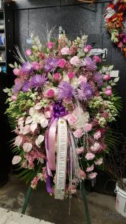 Sparkly Pink & Purple Standing Spray