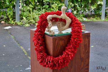 Red Double Carnation Lei